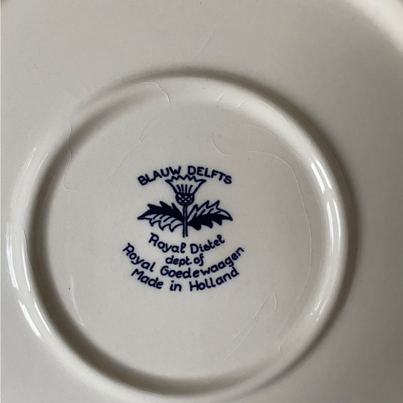 Holland America Line The Inaugural Ms Zaandam 2000 Blauw Delft Plate EUC - Picture 5 of 8
